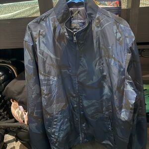 Polo by Ralph Lauren Men's Navy Camouflage Windbreaker
